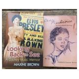 2 Autographed Maxine Brown, Looking back to see.