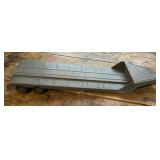 Vintage Metal Marx Equipment Hauler Trailer 6.5