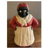 Vintage Cast Iron Aunt Jemima Mammy Doorstop /