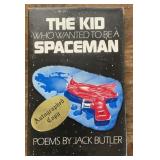 Autographed Jack Butler, The kid who wanted to be
