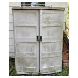 Suncast outdoor shed. 55in wide by 73in tall