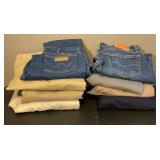 Dress pants and 2 pairs of jeans, J C Crew,