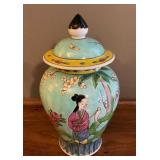 Chinese Export Style Porcelain Ginger Jar ï¿½ Hand