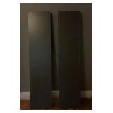 2 wooden shelves, 10.5 x 48 inches