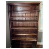 Large Solid Wood Bookcase / Display Cabinet w/