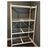 Origami 4 tier Folding Rolling storage rack 36w