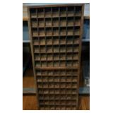 Vintage wood printers tray 13x32.5