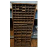 Vintage wood printers press tray 13.25x33