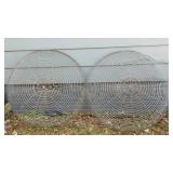 Galvanized Wire Garden Baskets Half Spheres