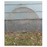 Galvanized Wire Garden Baskets Half Spheres
