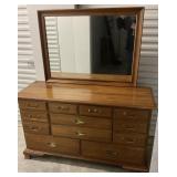 Traditional Solid Wood Dresser w/ Mirror ï¿½ 9