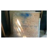 9 pieces of plywood various sizes