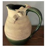 Signed Studio Pottery Pitcher ï¿½ Hand-Thrown - NI