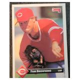 Lot Of Six 1993 Reds Tom Browning Donruss  Cards