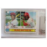 1979 Topps #3 Foster & Rice Graded 3.5 Beckett