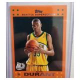 2007 Kevin Durant Topps Rookie Set #2 Orange