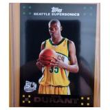 Two 2007 Kevin Durant Topps #112