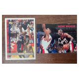 Lot of 2 Clyde Drexler NBA cards. See description