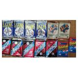 13 MLB Unopened VTG Packs late 80s Early 90s