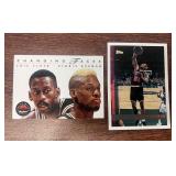 Lot of 2 Dennis Rodman cards. See description