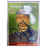 2 Signed Cards 2001 Dennis Sarfate RC 1998 Kevin