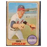 1968 Cecil Upshaw Topps #286