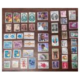 Large lot of 47 nice VTG stamps! See pics