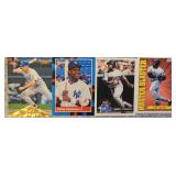 4 card lot Ceicil fielder R Henderson Puckett