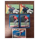 Lot of 5 1990ï¿½s Ozzie Smith raw cards