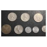 Lot of 8 foreign coins. See pics