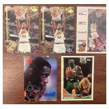 Lot of 5 Shawn Kemp NBA cards. See description