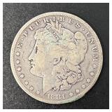 1881 Morgan Silver Dollar