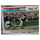 1974 Topps 1973 WS Game 7 Oak VS NY