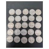 Lot of 25 Buffalo Nickels 1930ï¿½s