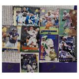 8 VTG NFL Cards Carter Walker Lewis Kosar + More