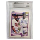 1990 Fleer #635 Puckett & Jackson Graded 7 Becket