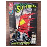 DC Superman #75 1993 Green Letter- Death Of Superm