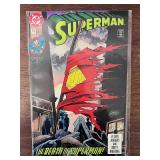 DC Superman #75 1993 Green Letter- Death Of Superm