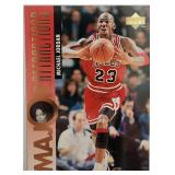 1995 Michael Jordan UD #341 Queen Latifah Electric