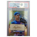 2002 Nic Jackson Signed PSA 9 Bowman Game bat Gold