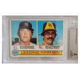 1979 Topps Gossage & Fingers Graded 4 Beckett