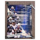 2 Indianapolis Colts & 1 girly poster. See pics