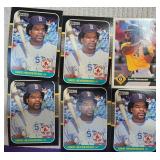 6 Dave Henderson Cards 1987 & 1991