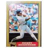 Just Pulled 1987 Topps #735 Ricky Henderson