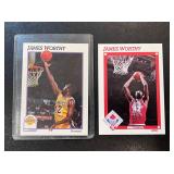 Lot of 2 1991 James Worthy NBA cards! See descrip.