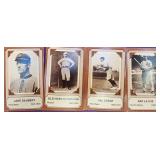 4 1975 Fleer Pioneers of the game cards see pics