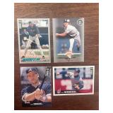 Lot of 4 1990ï¿½s baseball cards. See description