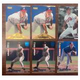 Lot of 6 1990ï¿½s Greg Maddux baseball cards