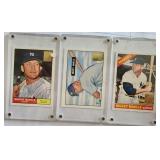 Three 1996 Mickey Mantle baseball cards!