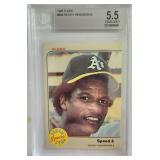 1983 Fleer #646 Ricky Henderson GR 5.5 Beckett